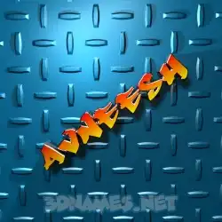 avneesh in Grid Style style - 3D name wallpaper