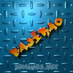 bajirao in Grid Style style - 3D name wallpaper