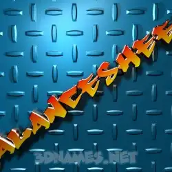 balancesheet in Grid Style style - 3D name wallpaper