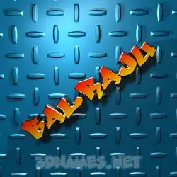 balraju in Grid Style style - 3D name wallpaper