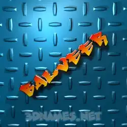 balveer in Grid Style style - 3D name wallpaper