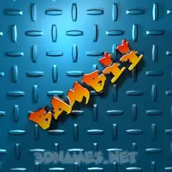 bambii in Grid Style style - 3D name wallpaper