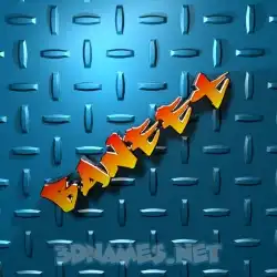 baneet in Grid Style style - 3D name wallpaper