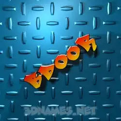 bdoor in Grid Style style - 3D name wallpaper