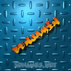benjamin in Grid Style style - 3D name wallpaper
