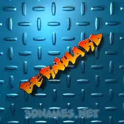 bernhard in Grid Style style - 3D name wallpaper