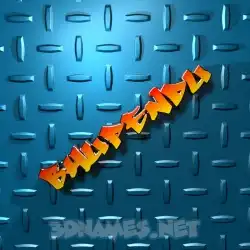 bhupendu in Grid Style style - 3D name wallpaper