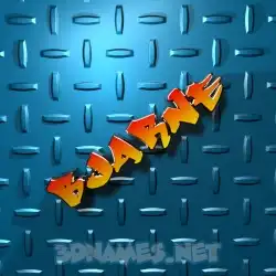 bjarne in Grid Style style - 3D name wallpaper