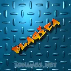 blagica in Grid Style style - 3D name wallpaper