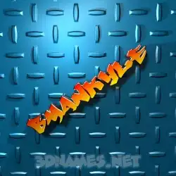 bmankyle in Grid Style style - 3D name wallpaper