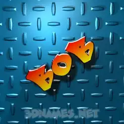 bob in Grid Style style - 3D name wallpaper