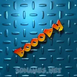 booody in Grid Style style - 3D name wallpaper