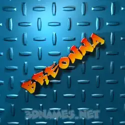 breonna in Grid Style style - 3D name wallpaper