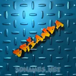brianda in Grid Style style - 3D name wallpaper