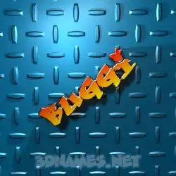 buggi in Grid Style style - 3D name wallpaper