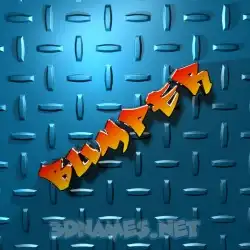 bumper in Grid Style style - 3D name wallpaper