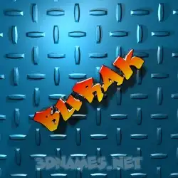 burak in Grid Style style - 3D name wallpaper
