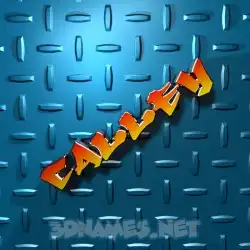 calley in Grid Style style - 3D name wallpaper
