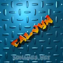 calvyn in Grid Style style - 3D name wallpaper