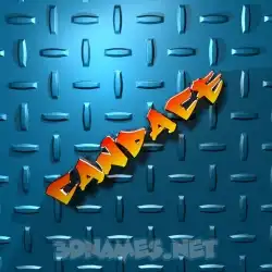 candace in Grid Style style - 3D name wallpaper
