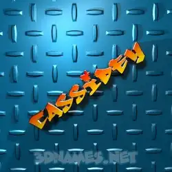 cassidey in Grid Style style - 3D name wallpaper