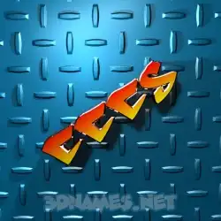 cccs in Grid Style style - 3D name wallpaper
