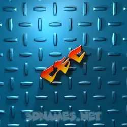 cec in Grid Style style - 3D name wallpaper