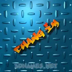 chang im in Grid Style style - 3D name wallpaper