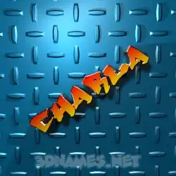 charla in Grid Style style - 3D name wallpaper