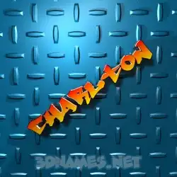 charlton in Grid Style style - 3D name wallpaper