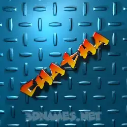 chatha in Grid Style style - 3D name wallpaper