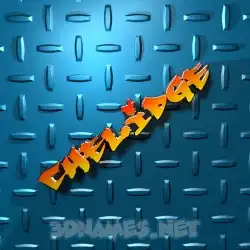 chelidge in Grid Style style - 3D name wallpaper