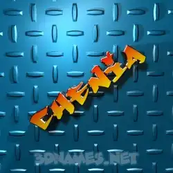 chenia in Grid Style style - 3D name wallpaper