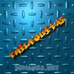 chilequitas in Grid Style style - 3D name wallpaper