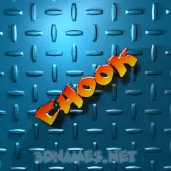 chook in Grid Style style - 3D name wallpaper