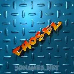 chosel in Grid Style style - 3D name wallpaper