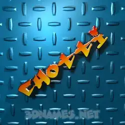 chotti in Grid Style style - 3D name wallpaper