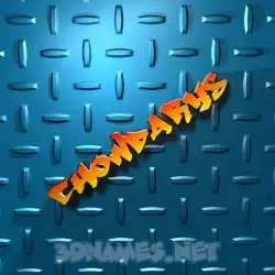 chowdarys in Grid Style style - 3D name wallpaper