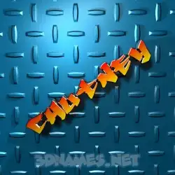 chutney in Grid Style style - 3D name wallpaper