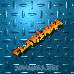 clarinha in Grid Style style - 3D name wallpaper