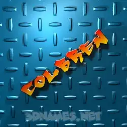 colbren in Grid Style style - 3D name wallpaper