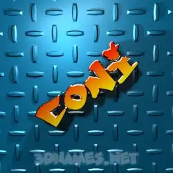 coni in Grid Style style - 3D name wallpaper