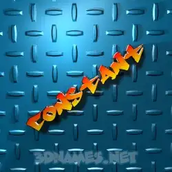 constant in Grid Style style - 3D name wallpaper