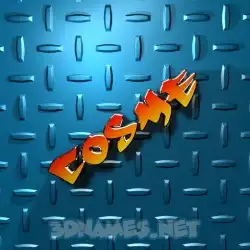 cosme in Grid Style style - 3D name wallpaper