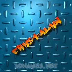 crystalyn in Grid Style style - 3D name wallpaper