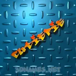 cutiepie in Grid Style style - 3D name wallpaper