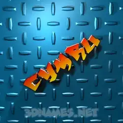 cymru in Grid Style style - 3D name wallpaper