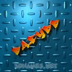 dafydd in Grid Style style - 3D name wallpaper