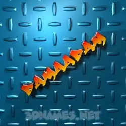 damaadam in Grid Style style - 3D name wallpaper