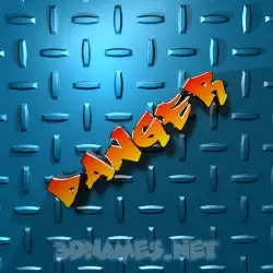 danger in Grid Style style - 3D name wallpaper